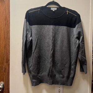 Joseph A color block sweater business casual career size petite XL